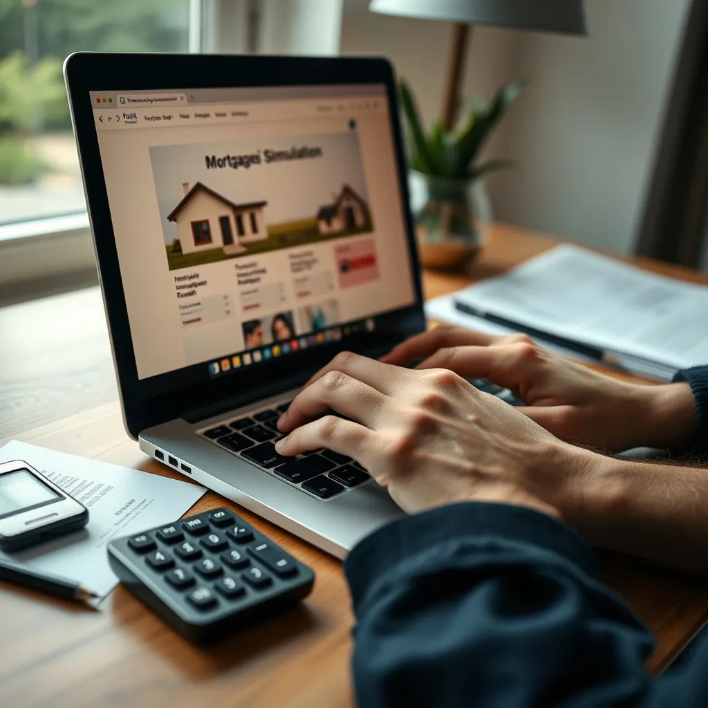 Simuler son prêt immobilier en ligne avant de consulter un conseiller bancaire