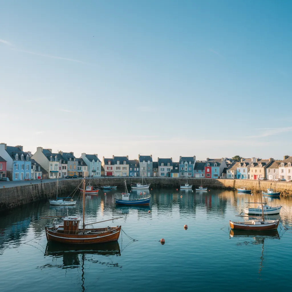 Le port de Port-Maria à Quiberon, cœur historique de la presqu'île