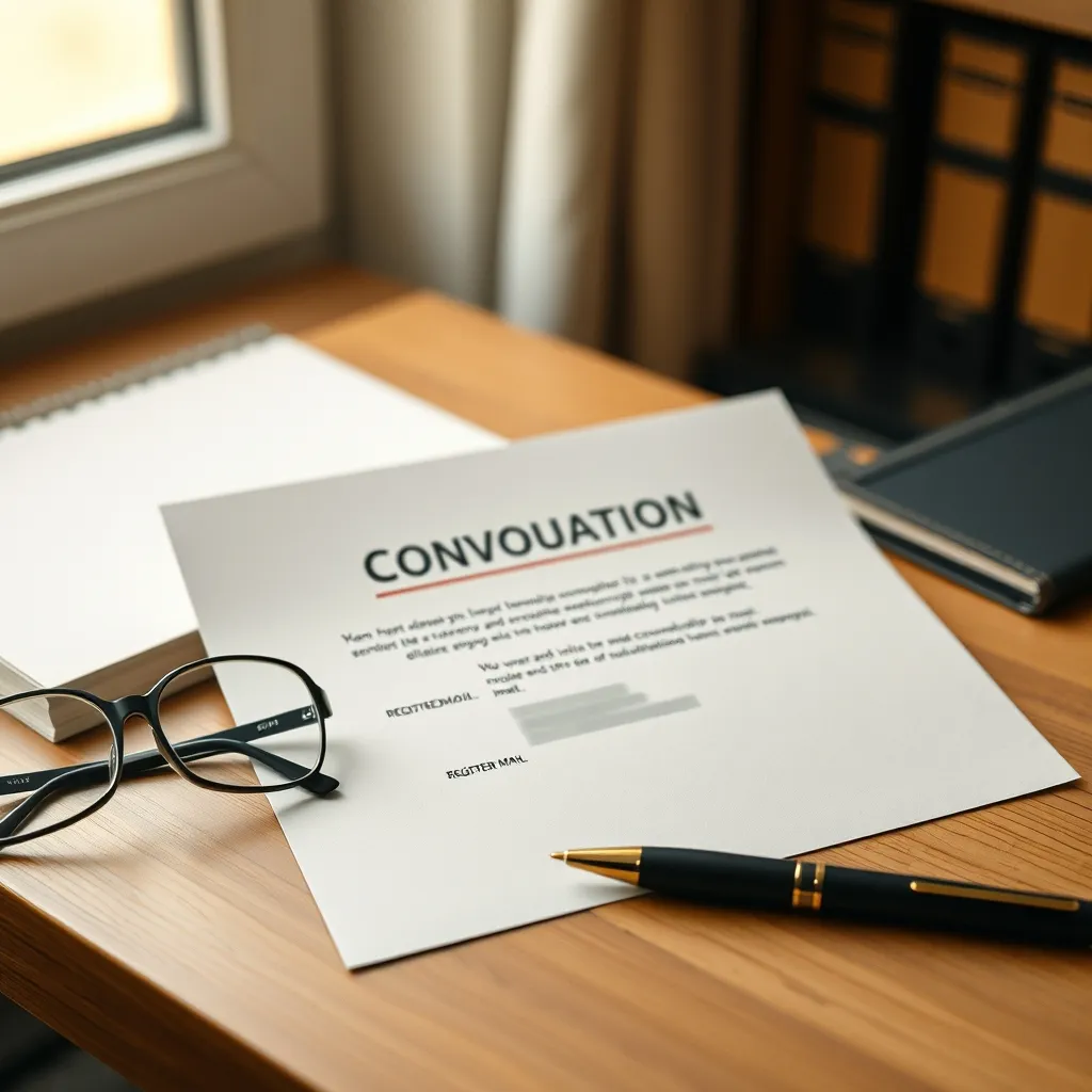 La convocation officielle doit parvenir aux copropriétaires au moins 21 jours avant l'AG