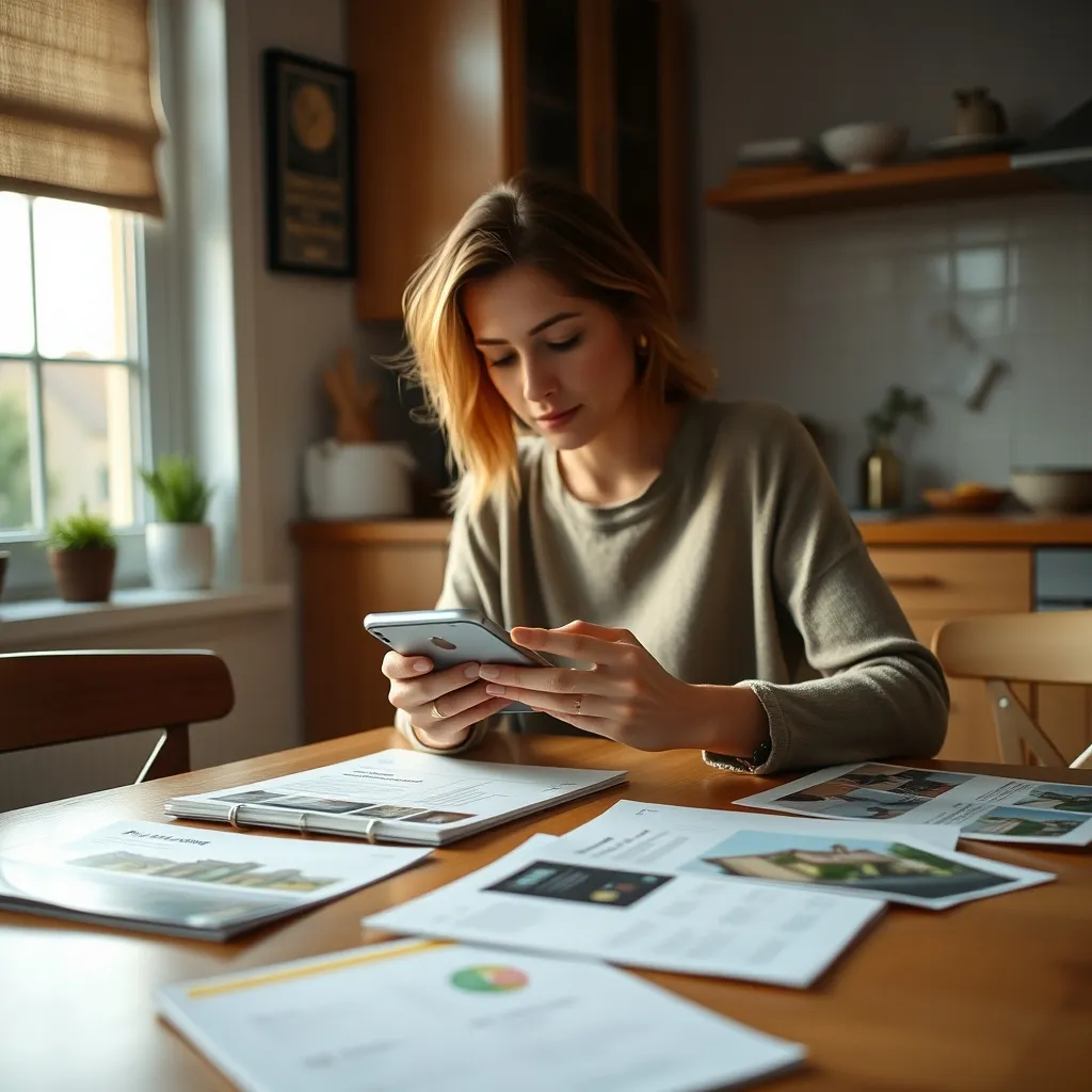 L'application mobile permet de gérer son projet immobilier à tout moment