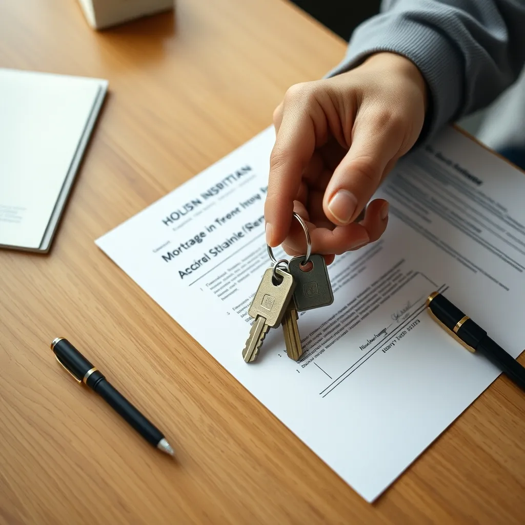 La remise des clés intervient après le déblocage des fonds du prêt immobilier