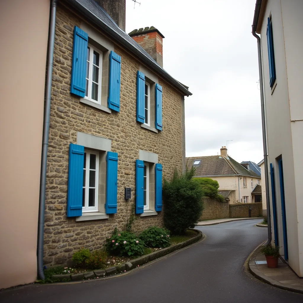 Maison bretonne typique du Morbihan, cible fréquente du crédit immobilier