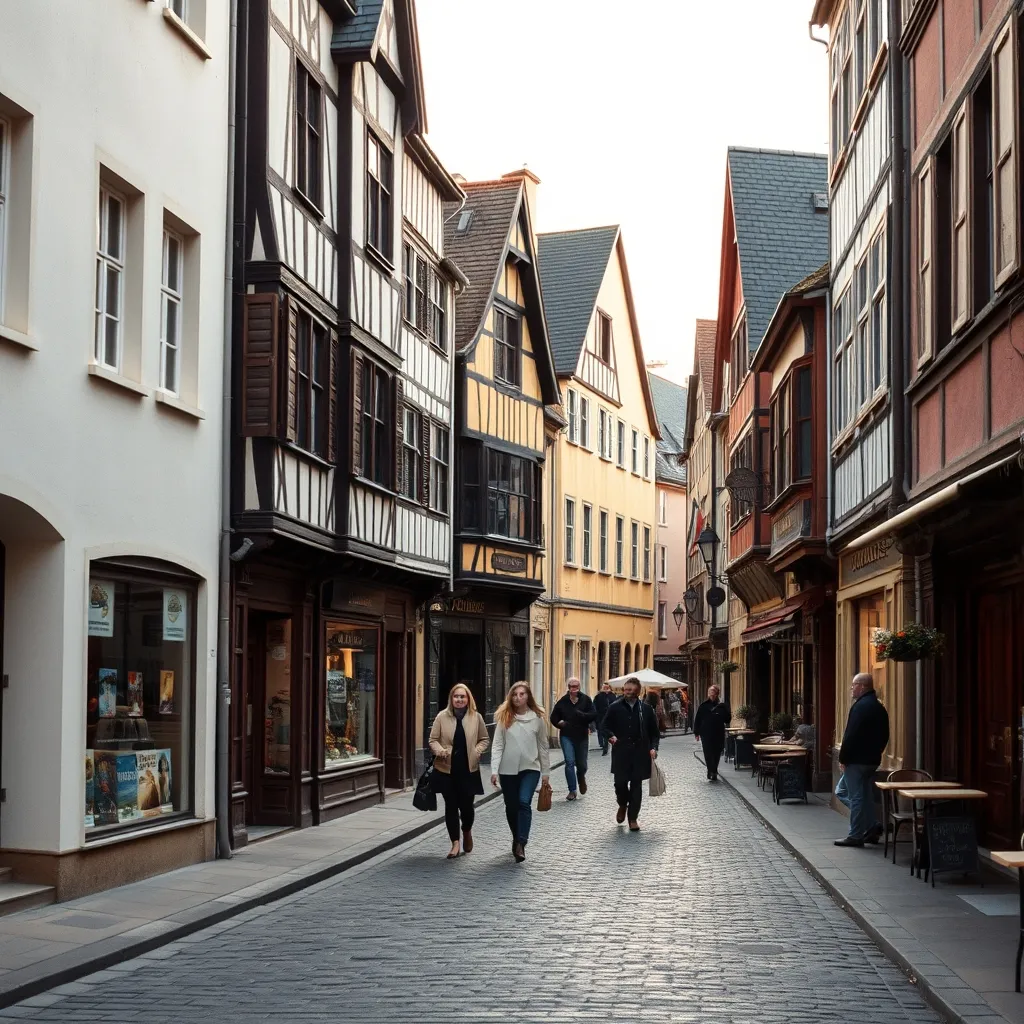 Les ruelles médiévales du centre historique de Vannes attirent résidents et investisseurs