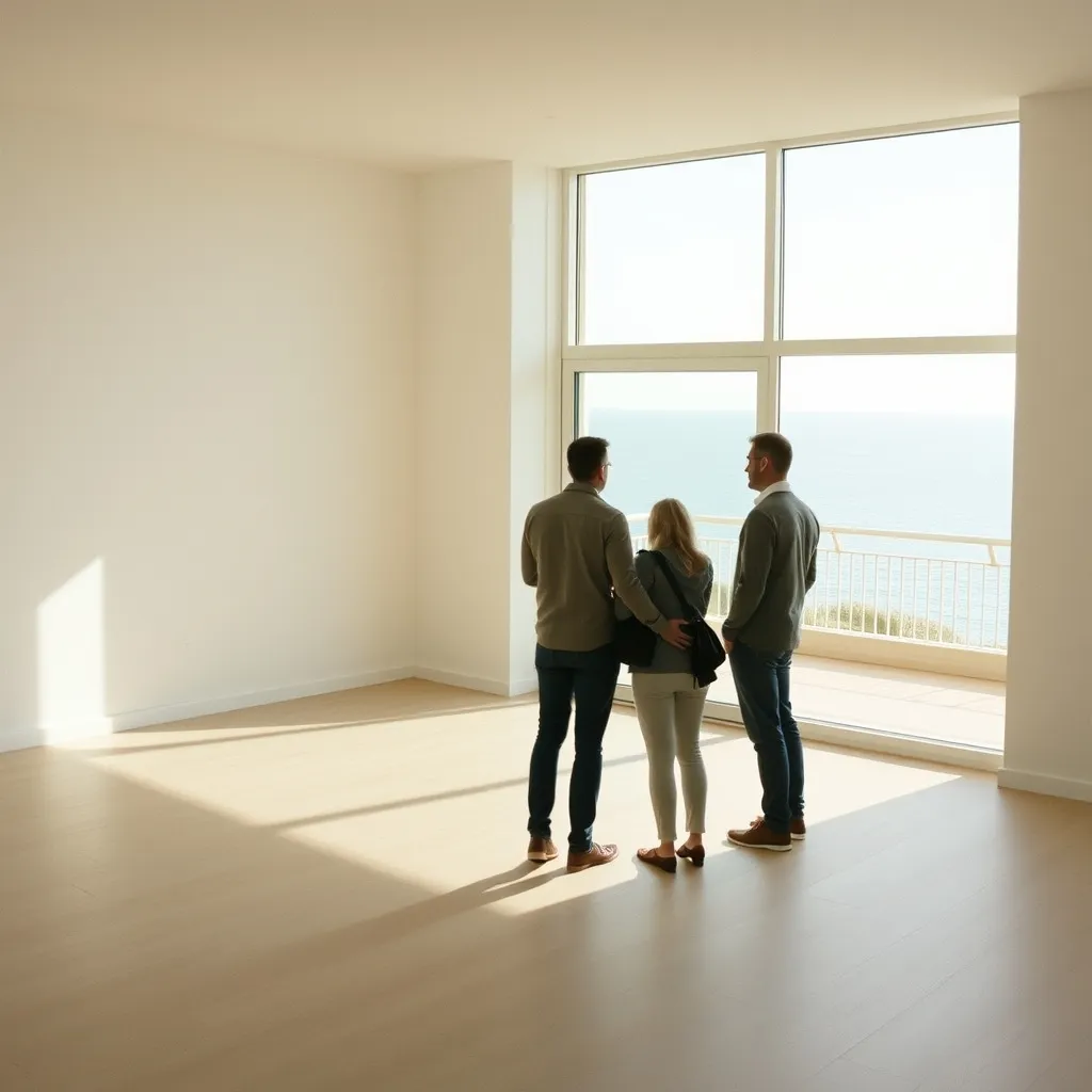 Visite d'un appartement neuf avec vue mer dans une résidence récente à Saint-Malo