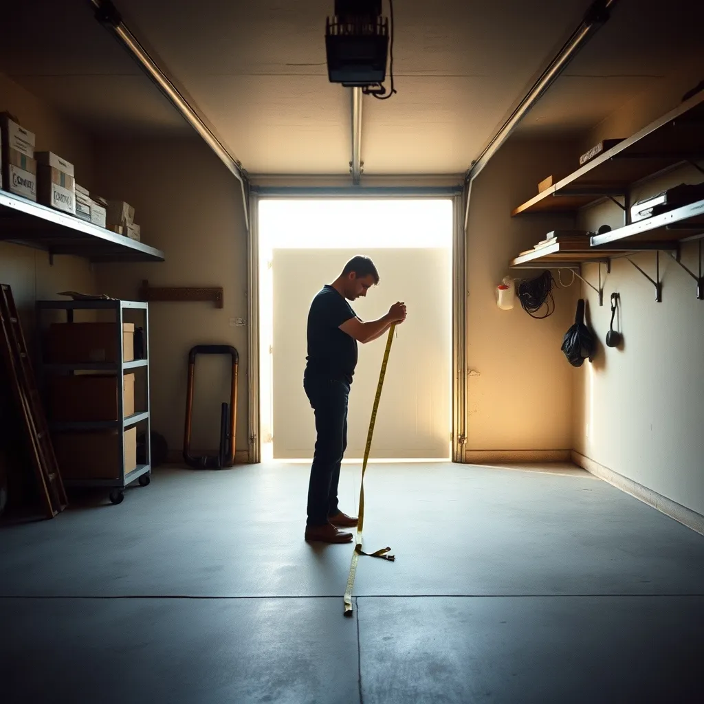 Mesurez la surface intérieure de votre garage pour vérifier la cohérence avec le cadastre