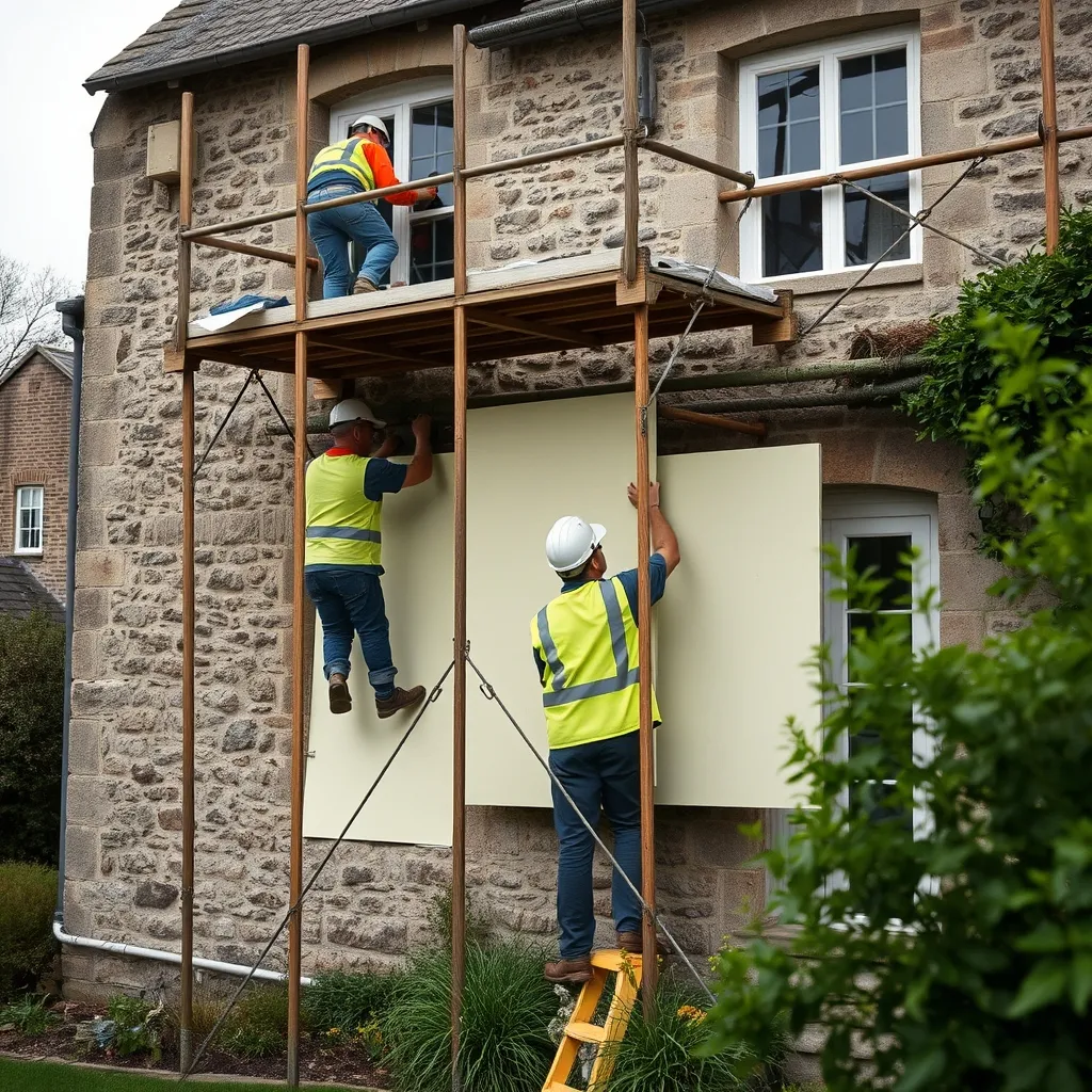 Les travaux d'isolation extérieure permettent de gagner une à deux classes DPE