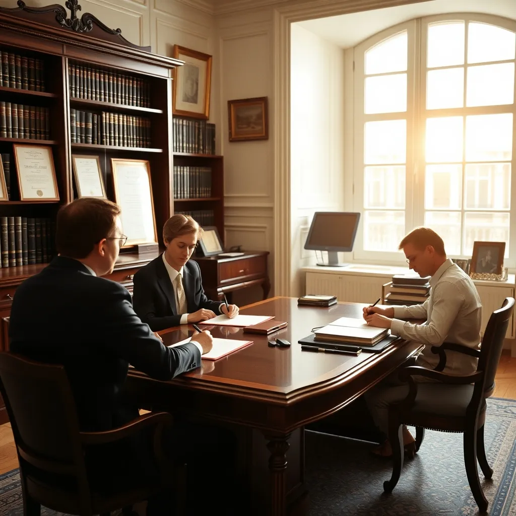 Le notaire joue un rôle central dans le partage de l'indivision et le calcul des créances
