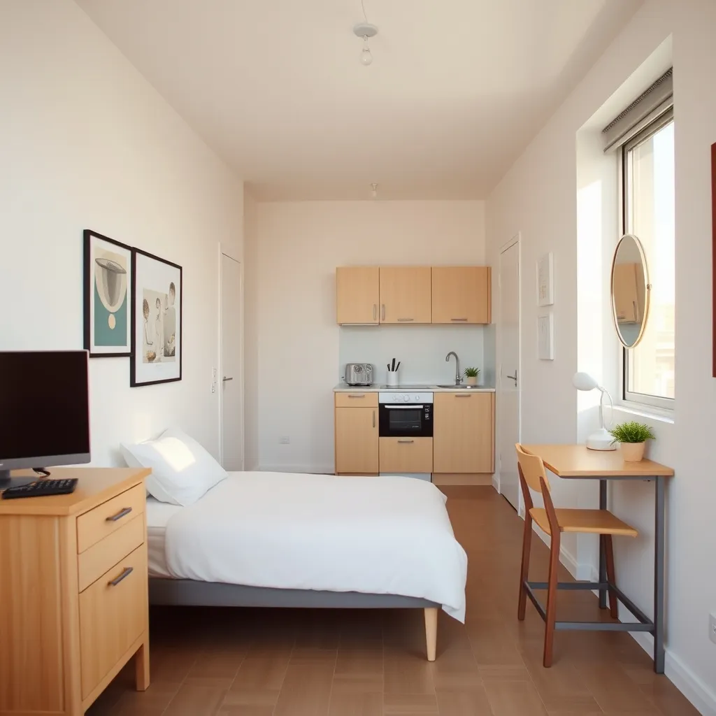 Un studio meublé optimisé pour la rentabilité locative