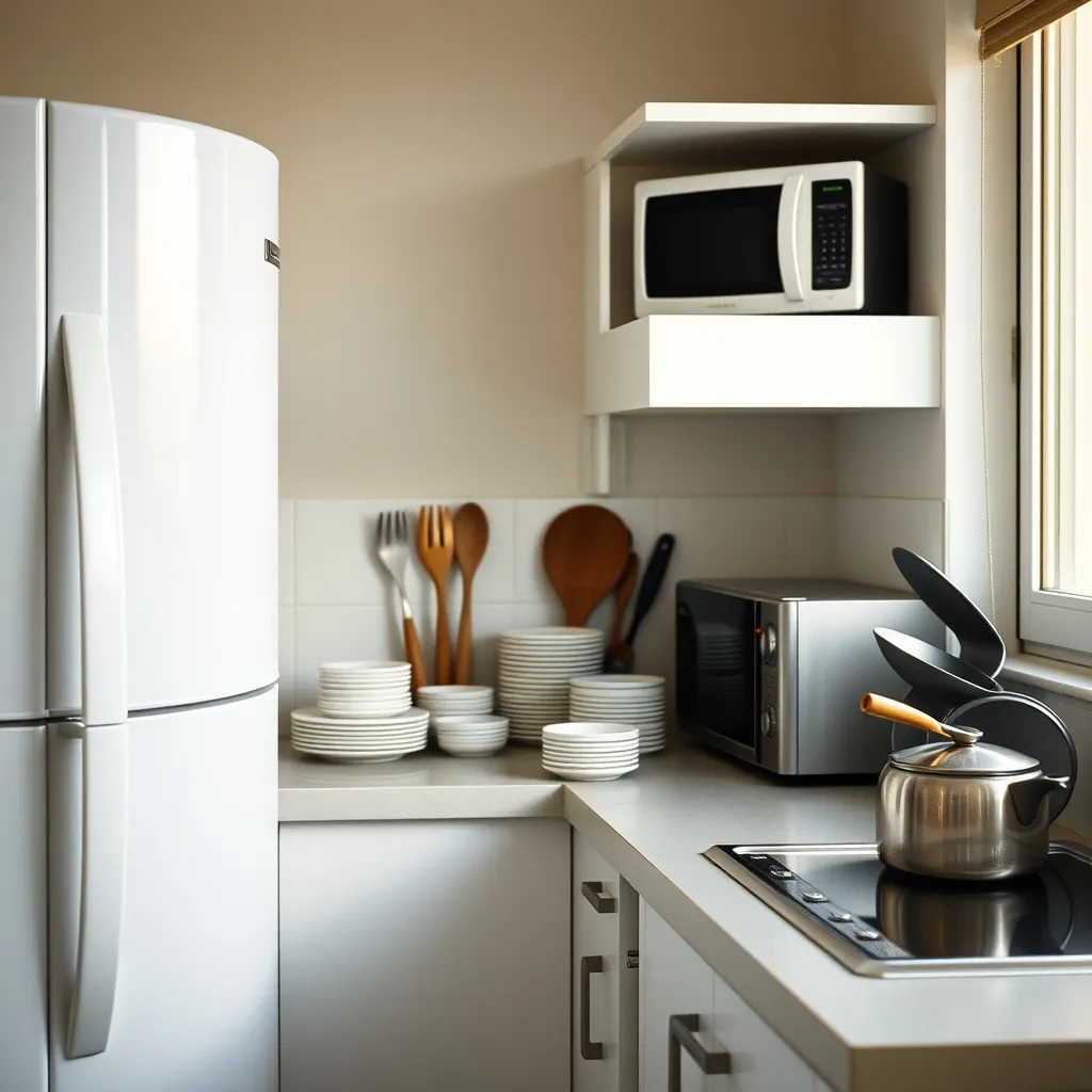 Les équipements de cuisine font partie des éléments obligatoires du mobilier en location meublée