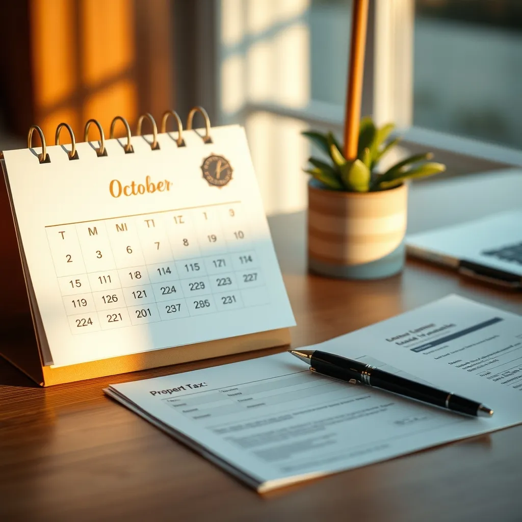 Le calendrier fiscal de la taxe foncière 2025 prévoit une échéance au 15 octobre