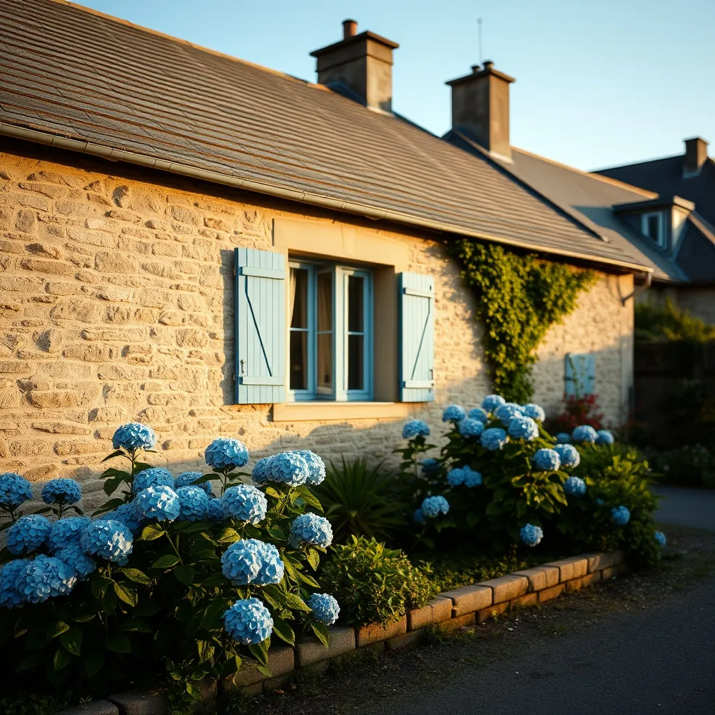 Une maison bretonne typique, un bien souvent transmis par donation en nue-propriété dans le Morbihan