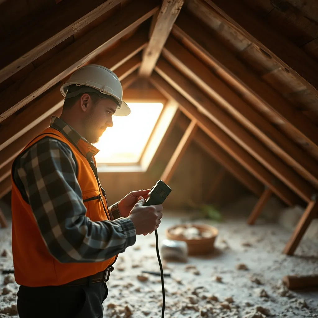 L'inspection de l'isolation des combles fait partie intégrante de l'audit énergétique d'une maison ancienne