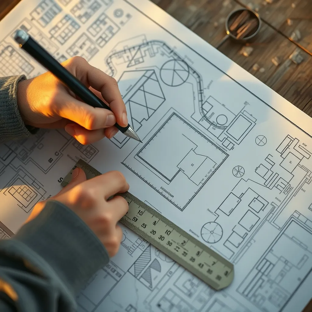 Réaliser un plan de masse à partir du fond cadastral demande rigueur et précision